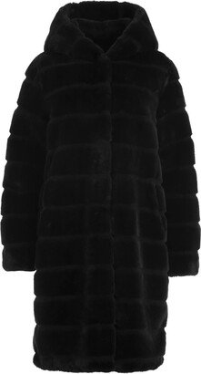 Faux-Fur Hooded Coat-AC