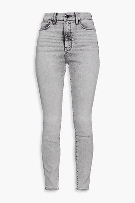 Good Waist acid-wash high-rise skinny jeans