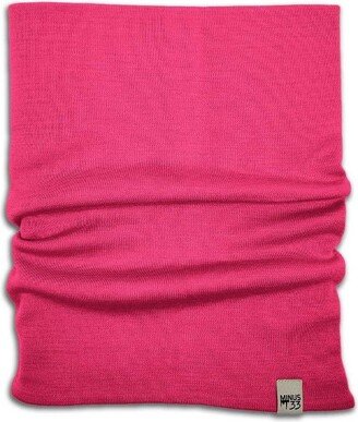 Minus33 Merino Wool Midweight - Neck Gaiter 100% Merino Wool Blaze Pink