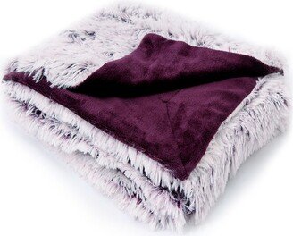 Cheer Collection Shaggy Throw Blanket