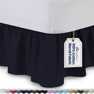 Shopbedding Ruffled Bed Skirt - Navy, Twin 18 Drop