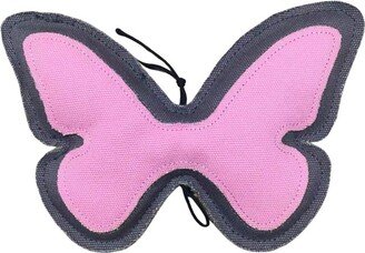 American Pet Supplies Eco-Friendly Butterfly Canvas And Jute Dog Toy