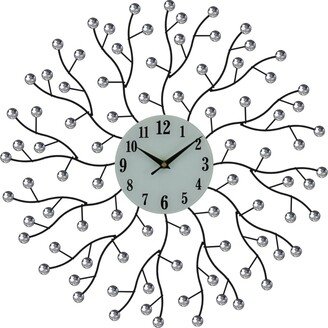 Three Star Abstract Branch Wall Clock