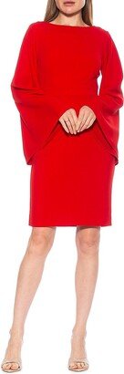 Bahari Bell Sleeve Sheath Dress