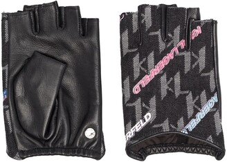 K/Monogram panelled gloves