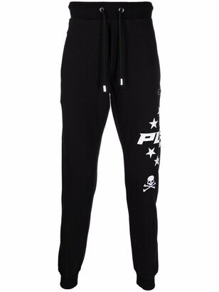 Logo Drawstring Track Pants-AA