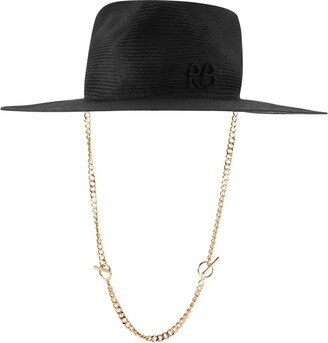 Fedora - Hat With Chain Strap