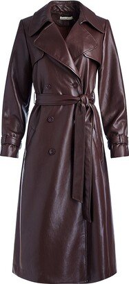 Elicia Vegan Leather Trench Coat