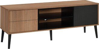 Ambleside Modern TV Credenza for TVs up to 60 Serene Walnut