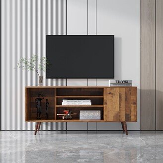 Global Pronex TV Stand Use in Living Room Furniture with 1 storage and 2 shelves Cabinet, high quality particle board,fir wood