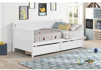 Twin Size Storage Drawers Sofa Bed Daybed