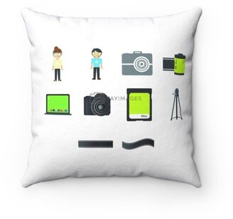 Photographers Pillow - Throw Custom Cover Gift Idea Room Decor