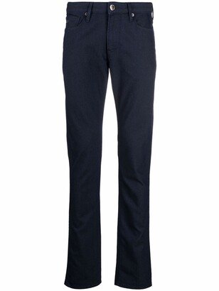 Logo-Plaque Straight-Leg Trousers-AB