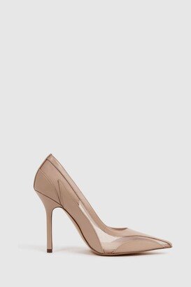 Leather Sheer Court Shoes