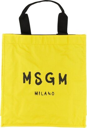 Logo Printed Top Handles Tote Bag-AA