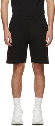 Black Selvedge Logo Tape Shorts