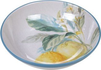 Citron Serving Bowl - White/light Blue/yellow