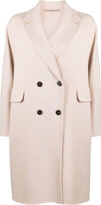 Double-Breasted Wool Coat-BP