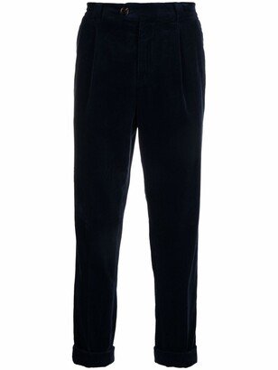 Corduroy Straight-Leg Trousers-BA