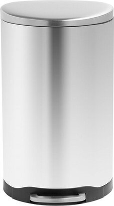 40L Soft-Close Stainless Steel Trash Can-AA