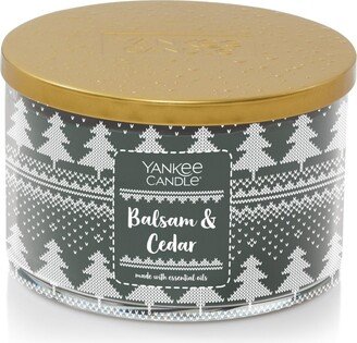 Balsam Cedar 3 Wick Glass Candle 18 Ounce