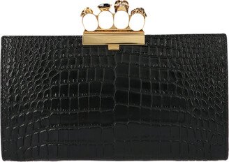 Skull Four Rings' Clutch Bag