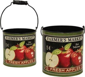 2/Set Apple Buckets - N/A