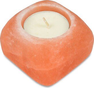 Square Himalayan Salt Holder & Tealight Candle