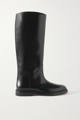 Model 80 Leather Knee Boots - Black