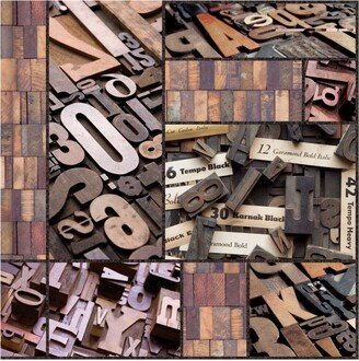 Holli Conger Typography Photography repeat 7 Canvas Art - 36.5 x 48