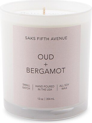 Saks Fifth Avenue Made in Italy Saks Fifth Avenue Oud & Bergamot Scented Candle