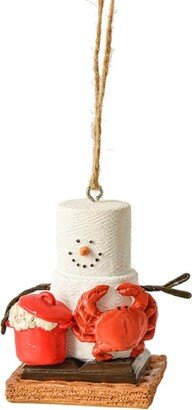 Ganz Smores Steaming Crab for Dinner Christmas Holiday Ornament - Multi