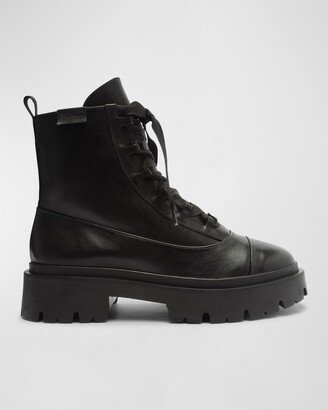 Kaile Leather Combat Boots