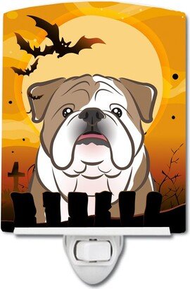 Halloween English Bulldog Ceramic Night Light