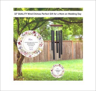 Personalized Wind Chime, Gift, Mom Chimes, Mother's Gifts, Thank You Custom Wedding Gift