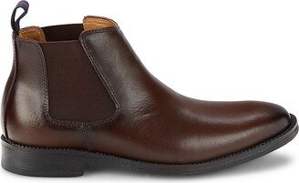 Saks Fifth Avenue Made in Italy Saks Fifth Avenue Men's Leather Chelsea Boots