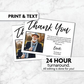 Memorial Thank You Card | Print, Text Or Email