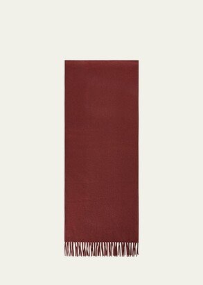 Cashmere Sciarpa Grande Fringe-Trim Scarf