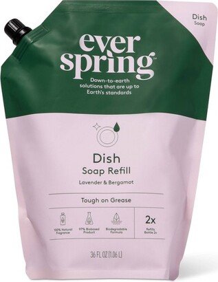 Dish Soap Refill - Lavender & Bergamot - 36 fl oz - Everspring™