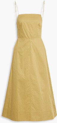 Cotton-poplin midi dress