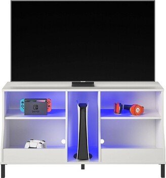 Falcon Youth Gaming TV Stand for TVs up to 50 with LED Lights - NTENSE