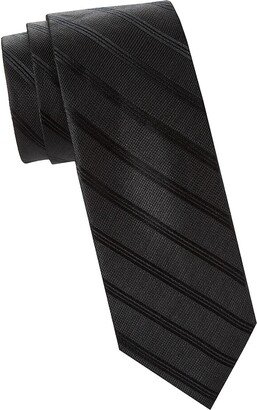 Saks Fifth Avenue Made in Italy Saks Fifth Avenue Men's Striped Silk Jacquard Tie