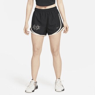 Women's Dri-FIT Tempo Brief-Lined Graphic Running Shorts in Black