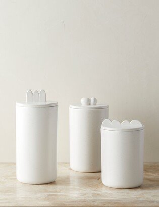 Lulu and Georgia Shapeshifter Ceramic Canister (Set of 3) by Sarah Sherman Samuel