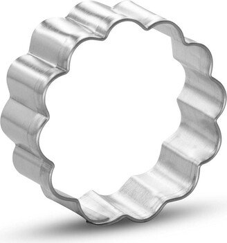 Mini Fluted Round Circle 1.5'' Cookie Cutter Metal | Cutters