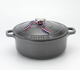 French Enameled Cast Iron 6.25 Qt. Round Dutch Oven