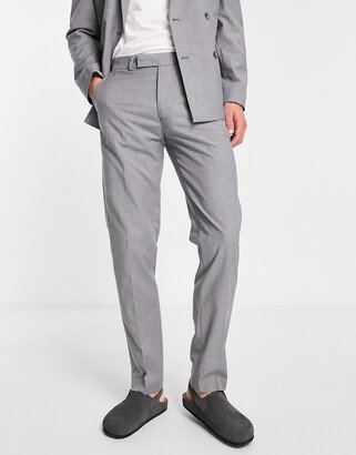 slim suit pants in gray-AA