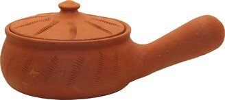 Traditionally Handmade & Wood Fired Terracotta Saucepan