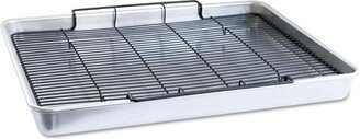 Extra Large Oven Crisp Baking Tray - Silver