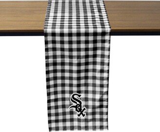 Chicago White Sox Buffalo Check Table Runner - Black, White